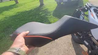 Sargent Seat on 2023 KTM 890 Adventure [upl. by Sedecram]