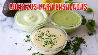 3 ADEREZOS SALUDABLES tienes que prepararlos 😋 [upl. by Truitt]