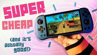 The New BEST 100 Retro Handheld PowKiddy X55 Review [upl. by Aneem]