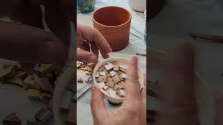 Ricardo Stefani te enseña a como hacer un Mosaico 3D sobre soporte de terracota Parte 1 [upl. by Imhskal396]