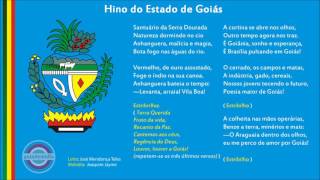 Hino do Estado de Goiás [upl. by Fiske186]