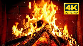 🔥 Cozy Fireplace 4K 12 HOURS Fireplace with Crackling Fire Sounds Crackling Fireplace 4K [upl. by Jackelyn]