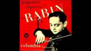 Michael Rabin  The early years  Paganini Caprices Nr5 [upl. by Htebi]