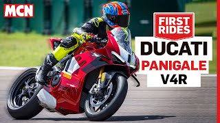 Ducati Panigale V4R  The machine race bikes are built from  MCN Review [upl. by Oisacin]