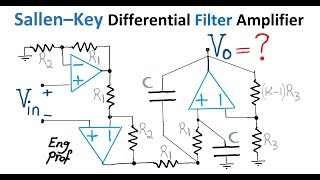 Sallen–Key Differential Filter Amplifier [upl. by Barry]