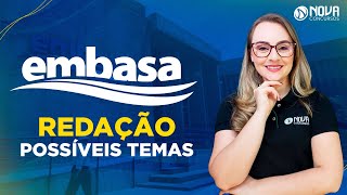 Concurso EMBASA 2022  REDAÇÃO POSSÍVEIS TEMAS [upl. by Tnahsin703]