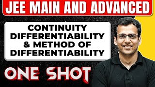 CONTINUITY amp METHOD OF DIFFERENTIABILITY in 1 Shot All Concepts amp PYQs Covered JEE Main amp Advanced [upl. by Otnicaj]