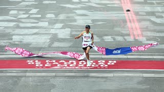 HÉCTOR GARIBAY implanta nuevo RÉCORD HISTÓRICO y GANA el MARATÓN DE LA CDMX 2023  Insidesports [upl. by Berkeley12]