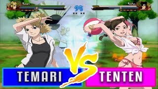 Temari VS Tenten  Naruto Ultimate Ninja Storm 4 [upl. by Anihsit]