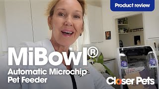 Closer Pets MiBowl® Automatic Microchip Pet Feeder cat feeder  Product Review [upl. by Keegan77]