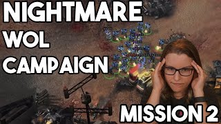 NIGHTMARE Difficulty In Wings Of Liberty  Second Mission [upl. by Dewhurst]