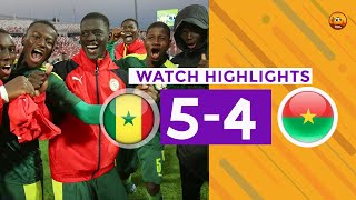 SENEGAL VS BURKINA FASO1541AFCON U17 SEMISGOALSampHIGHLIGHTS [upl. by Leinaj122]