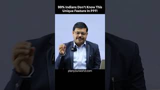 99 Indians Dont Know This Unique Feature In PPF  Wealth Creation With PPF  PPF Return [upl. by Asereht]