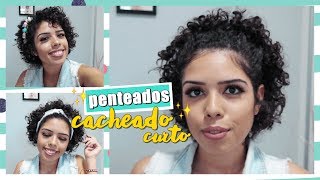 PENTEADOS PARA CABELO CACHEADO CURTO E PÓS BC  Jeito de Menina [upl. by Grosmark959]