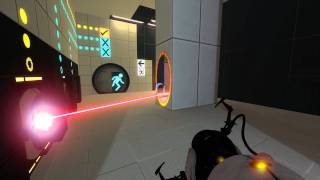 Portal 2 walkthrough  Chapter 4 The Surprise  Test Chamber 19 [upl. by Anilemrac]