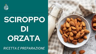 Sciroppo di ORZATA fatto da vere mandorle perfetto per il MAI TAI [upl. by Aihsenek]