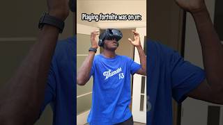 Fortnite on VR be like 😂☠️ [upl. by Covell]