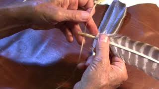 DIY tie points on feather ends [upl. by Charmane]