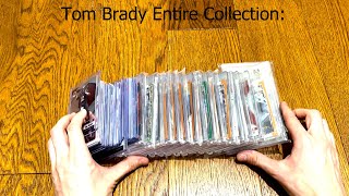 My Entire Tom Brady PC Football Card Collection Mosaic topps chrome panini prizm refractors etc [upl. by Higgs]