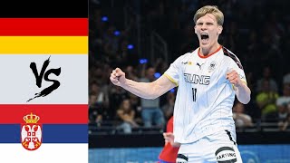 Gеrmаny vs Sеrbіа  Full Game Highlights  2023 Handball U21 World Championship  SemiFinals [upl. by Meneau]