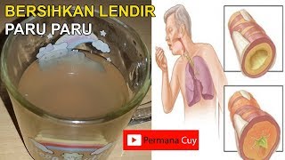 Lendir Di Paru Paru HilangBatuk Flu amp Radang Tenggorokan Sembuh Total Dengan Resep Ini [upl. by Ainessey]