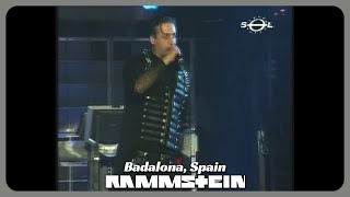 Rammstein  Reise Reise LIVE in Badalona Spain 2004  Proshot Restored [upl. by Gautious]