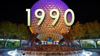 EPCOT Center  1990  Walt Disney World Resort [upl. by Aynotal]