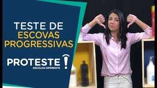 Teste de escovas progressivas  10 marcas reprovadas  PROTESTE [upl. by Sanferd]