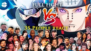 35 People React to Kakashi vs PAIN Full Fight Shippuden 159 🇯🇵 ナルト 疾風伝 海外の反応 [upl. by Leur]