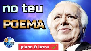 No teu poema piano e letra  carlos do carmo  yES pIANO [upl. by Seaver]