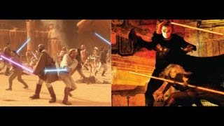 Darth Bane amp Darth Zannah versus Mace Windu amp Obiwan Kenobi [upl. by Teodoor]