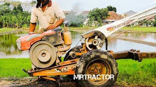 The Best Of Diesel Tractor Start Compilation รถไถนาเดินตาม [upl. by Zetram]