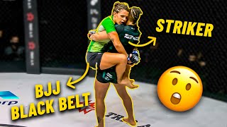 EPIC Striker vs Grappler Fight 🤯 Xiong Jing Nan amp Michelle Nicolini [upl. by Enileoj340]