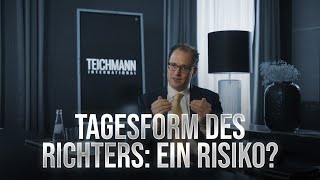 Tagesform des Richters Einfluss auf Entscheidung  mit Dr Dr Fabian Teichmann [upl. by Yajet309]