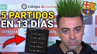 El Calendario del Barcelona es TERRORÍFICO  5 Partidos en 13 Días💀 [upl. by Aicilf44]