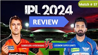 IPL CRICKET MATCHES 2024 LSG VS SRH HIGHLIGHTS IPL T20 CRICKET MATCH SRH VS LSG REVIEW [upl. by Ittam]