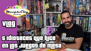 VLOG  5 IDIOTECES QUE HICE EN LOS JUEGOS DE MESA [upl. by Ihana]