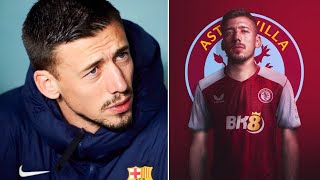 CLEMENT LENGLET LEAVES BARCELONA FOR ASTON VILLA [upl. by Shaeffer155]