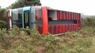 Dorset Police called out to overturned bus [upl. by Atiuqan]