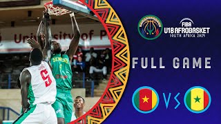 Group Phase  Cameroon v Senegal  Full Basketball Game  FIBA U18 AfroBasket 2024 [upl. by Rosalie305]