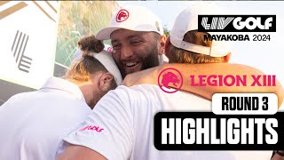 TEAM WINNER HIGHLIGHTS Legion XIII victorious in debut  LIV Golf Mayakoba [upl. by Aytac609]