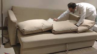 Expanding Ikea Friheten 3seater sofa bed [upl. by Herrle]