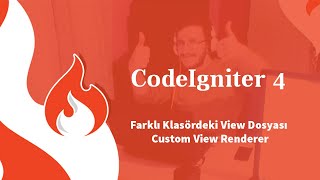 Codeigniter 4  Farklı Klasördeki View Dosyaları Görüntüleme  Custom View Render [upl. by Bevis]