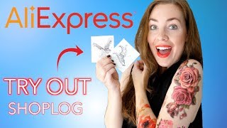 TIJDELIJKE TATTOOS VOOR 3 EURO DIY  ALIEXPRESS SHOPLOG  ♥ iamtheknees [upl. by Wadesworth]