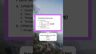 CPNS 2024 ADA UNTUK GURU amp TENAGA KESEHATAN cpns cpns2024 [upl. by Lyall]