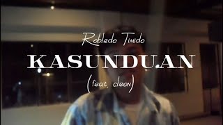 Robledo Timido  Kasunduan feat cleon Official Lyric Visualizer [upl. by Wallas320]