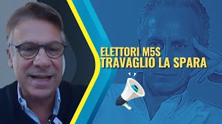 “Sono dei cagaca” Travaglio sbarella sugli elettori M5S  Zuppa di Porro [upl. by Nhguaval]