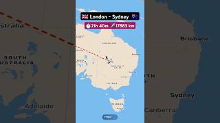 London to Sydney flight ✈️ route explore live flight route aviation excelbytesized travelvlog [upl. by Ainud173]