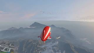 105 FLYING THE BLIMP AT FIRST TIME IN GTA V 2024 [upl. by Baler]