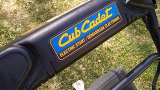 Cub Cadet Electric Start Mower173 ccRWD [upl. by Anikas]